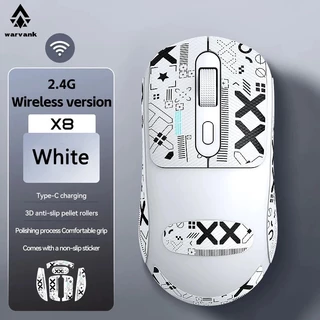 Mouse Para Jogos sem Fio Warvank X8 500mAh TY PE-C Recarregavel
