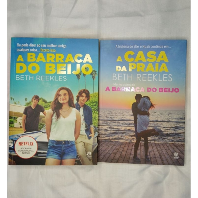 Livro A barraca do beijo + Casa na praia - Beth Reekles | Shopee Brasil