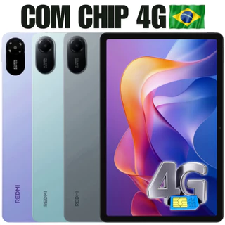 Novo Tablet Xiaomi Redmi Pad 2 com Dual Chip 4G e Wi-fi 256+8GB 128+4GB RAM Tela 11"