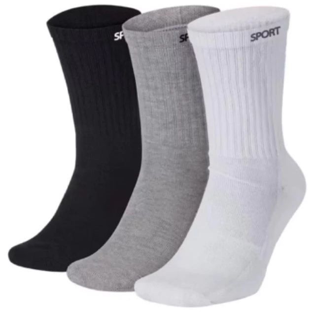 Kit ate 24 Pares Meias masculina SPORT Algodão cano alto/longo