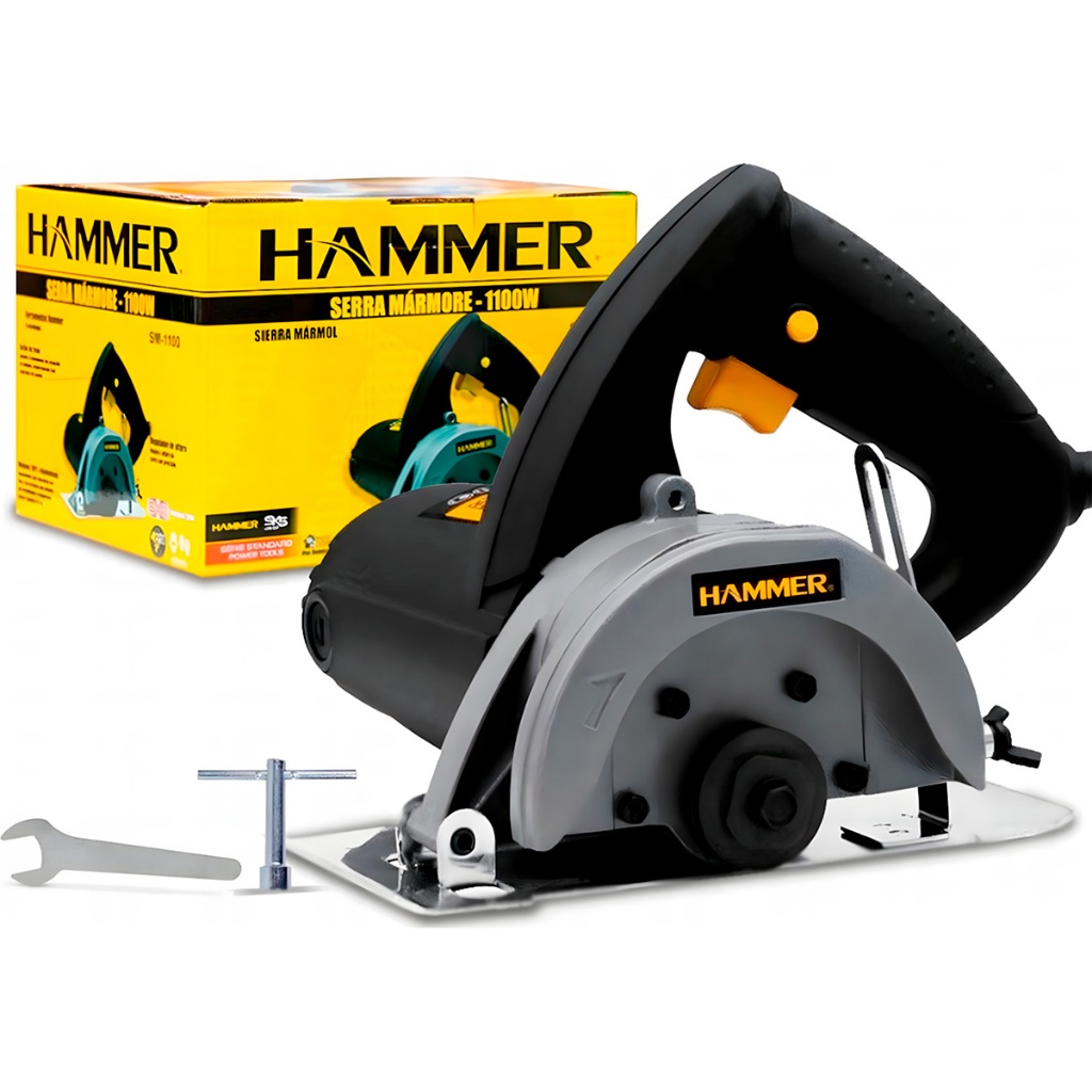 Serra Mármore Hammer Profissional 1100w 110 E 220v em Promoção na