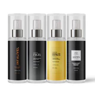 Kit Body Splash Masculino 200ml Infalível, Enigma, Banker e Adventus by Primacial