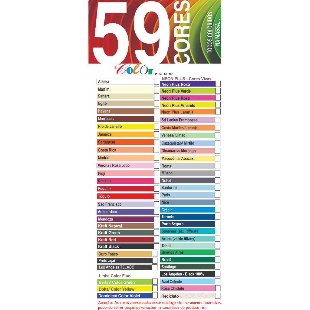 10 folhas Color Plus 180g 66x96cm colorido na massa original | Shopee ...