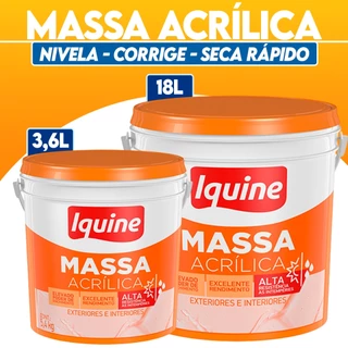 Massa Acrílica 25kg Premium Externo & Interno Acabamento Fácil Aplicação PAREDE CASA MURO