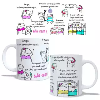 Caneca Personalizada Flork Amigas Presas