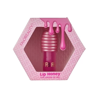 Gloss Labial Mel Rosa Transparente LipHoney Chaveiro Brilho e Hidratação em Oferta na Shopee