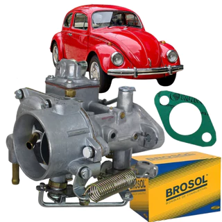 Carburador Fusca Kombi 1300 Brosol Gasolina H30 em Oferta na Shopee