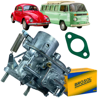 Carburador Brosol Kombi Fusca 1500 1600 Gasolina H30 em Oferta na Shopee