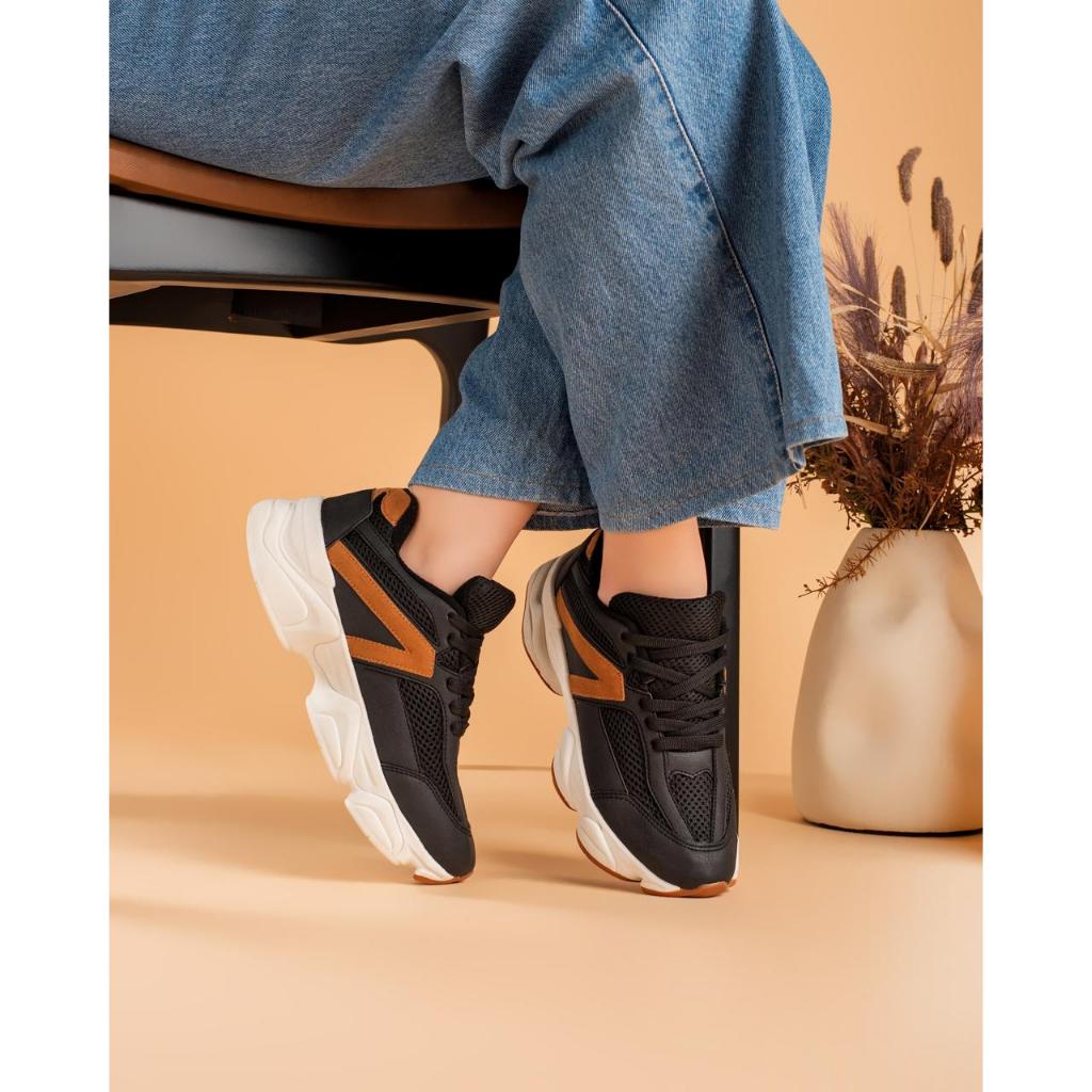 Tênis Plataforma Kauzze Feminino Estilo Delicado que Combina com Tudo ...