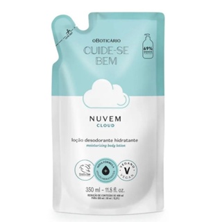 Refil Loção Desodorante Hidratante Cuide-se Bem Nuvem 350ml em Oferta na Shopee
