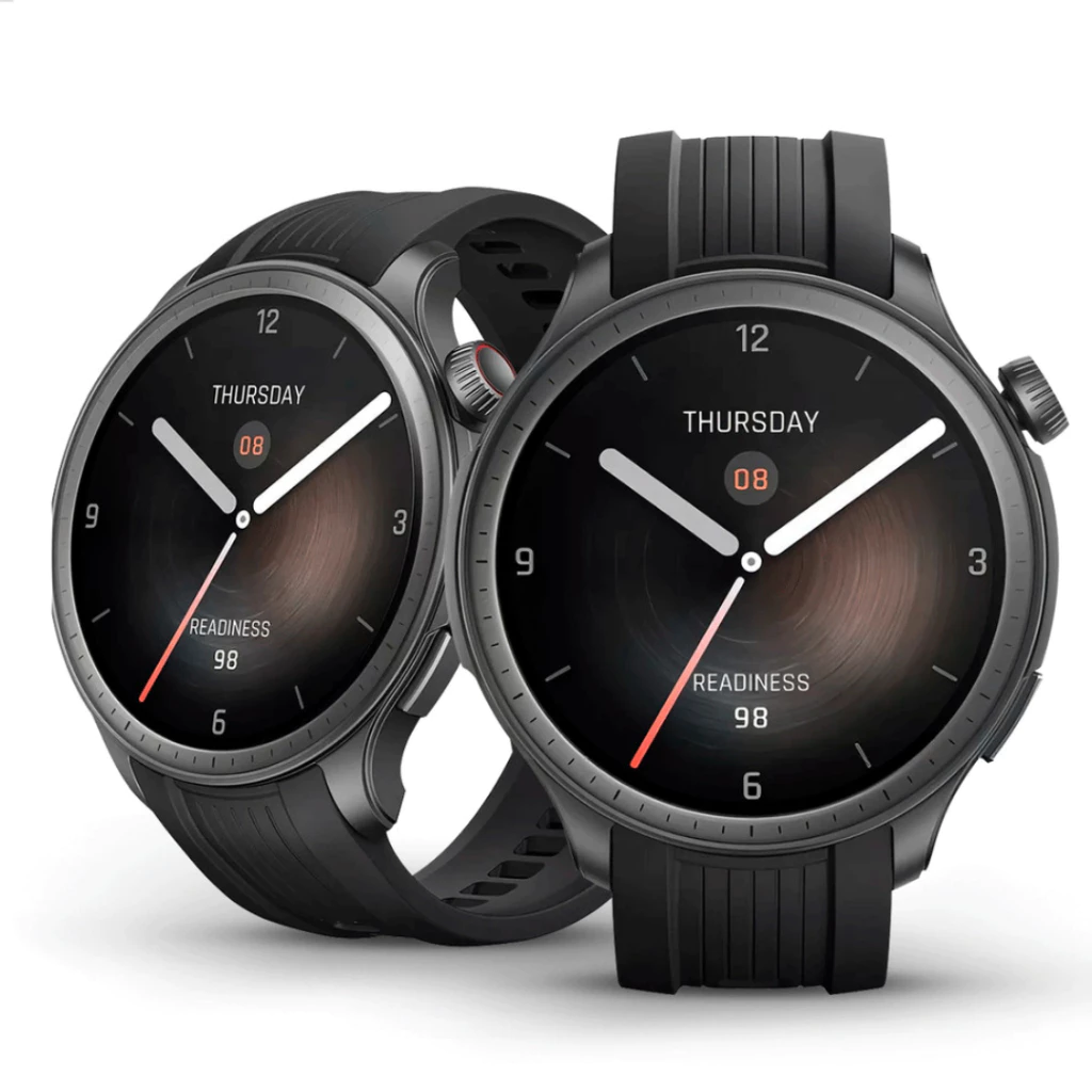 Smartwatch Amazfit Balance Preto iOS Android Monitor de Saúde Tela AMOLED Bateria de Longa Duração