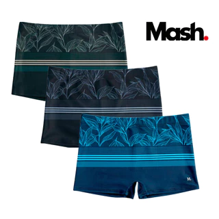 Sunga Boxer Estampada Folhagem e Listra Mash Original em Oferta na Shopee