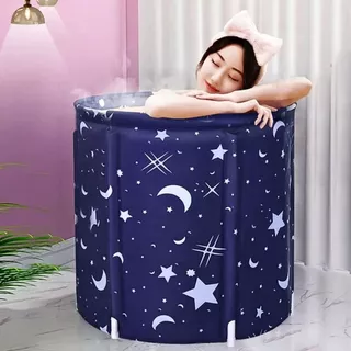 Banheira Dobrável SPA Adulto Banheira Ofurô Portátil Armazenamento Fácil