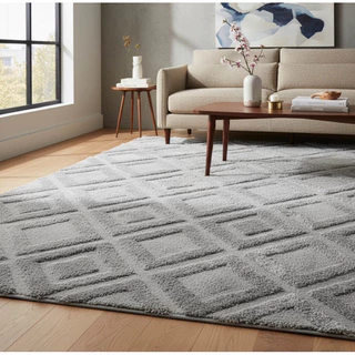 Tapete Sala Veludo Pelo Baixo Estampado 2,00x1,40