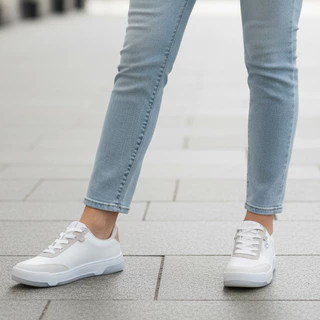 Tênis Dakota Foggia Feminino Branco Casual Sola Reta Leve Macio Confortável Original