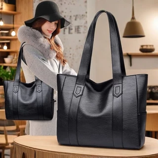 Bolsa Grande Reforçar Espaço de Couro PU Com Alça Transversal Feminina / Bolsa de Ombro em Oferta na Shopee