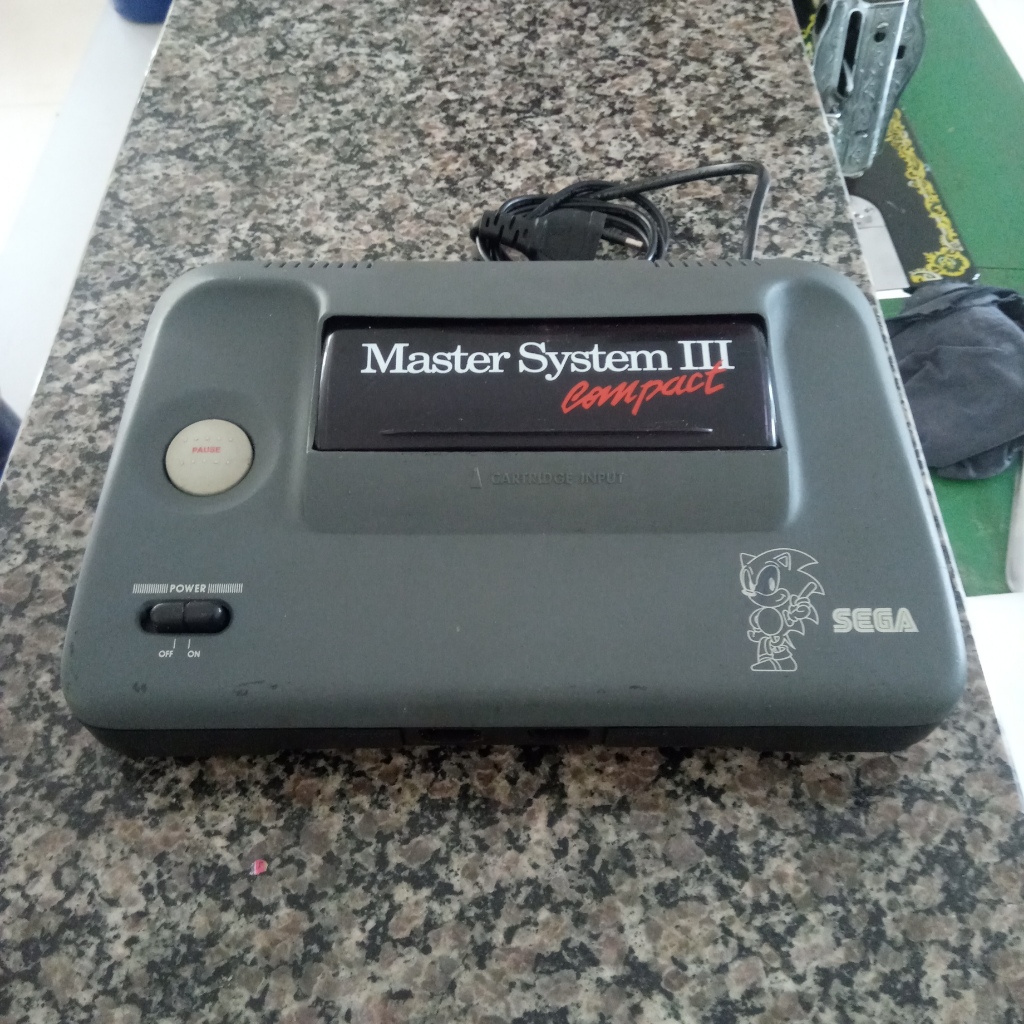 Master System 3 Compact Só Console 120v Cinza (Usado) | Shopee Brasil