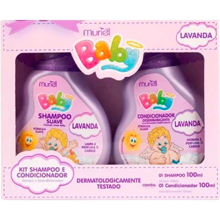 Kit Baby Shampoo e Condicionador Lavanda 100ml - Muriel PROMOÇÃO