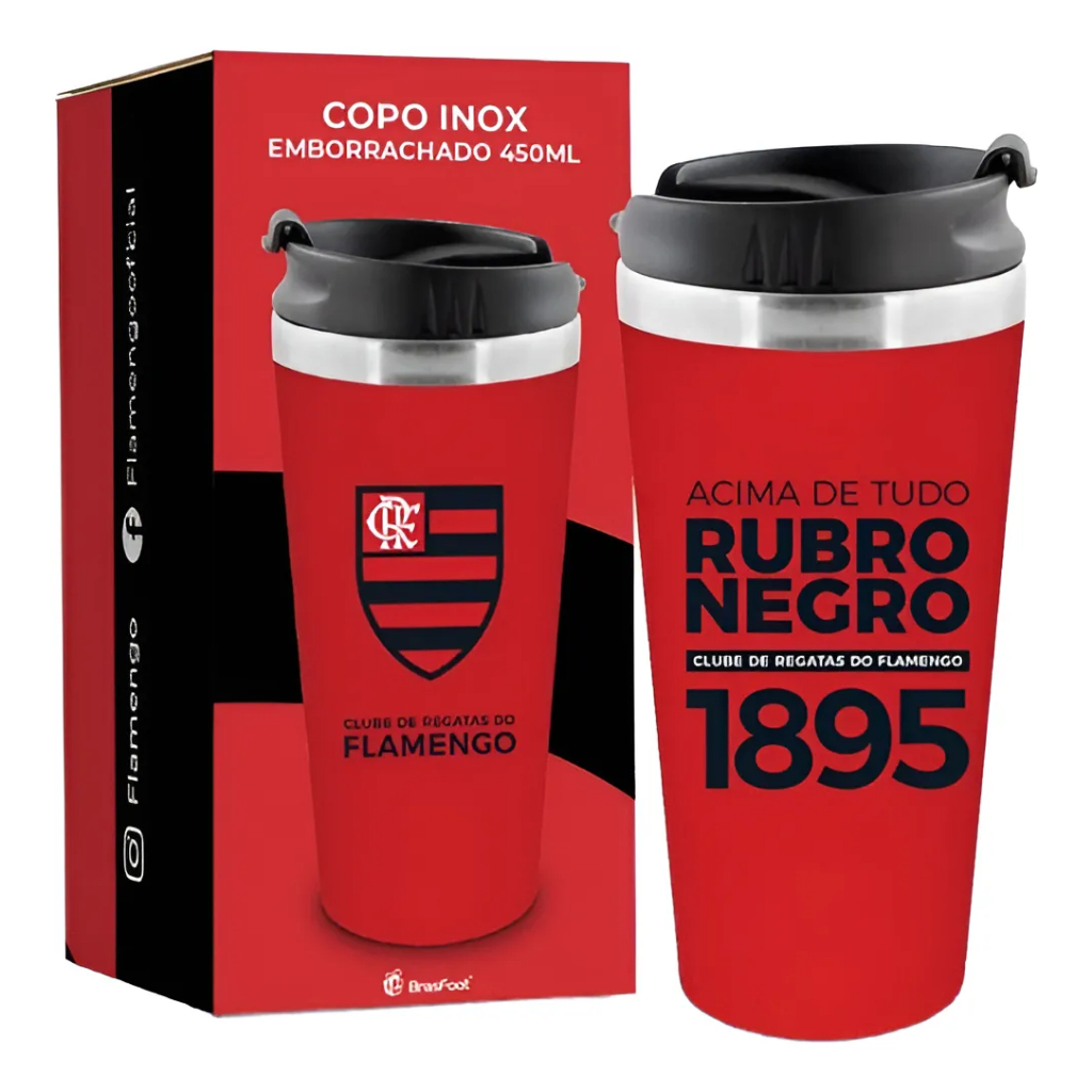 COPO TÉRMICO EMBORRACHADO FLAMENGO