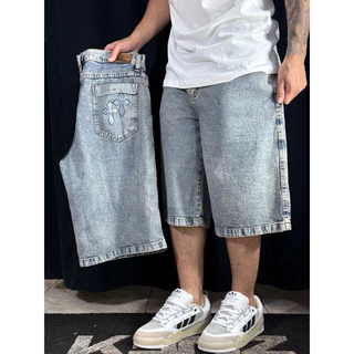 Bermuda Jorts Jeans Baggy Dirty