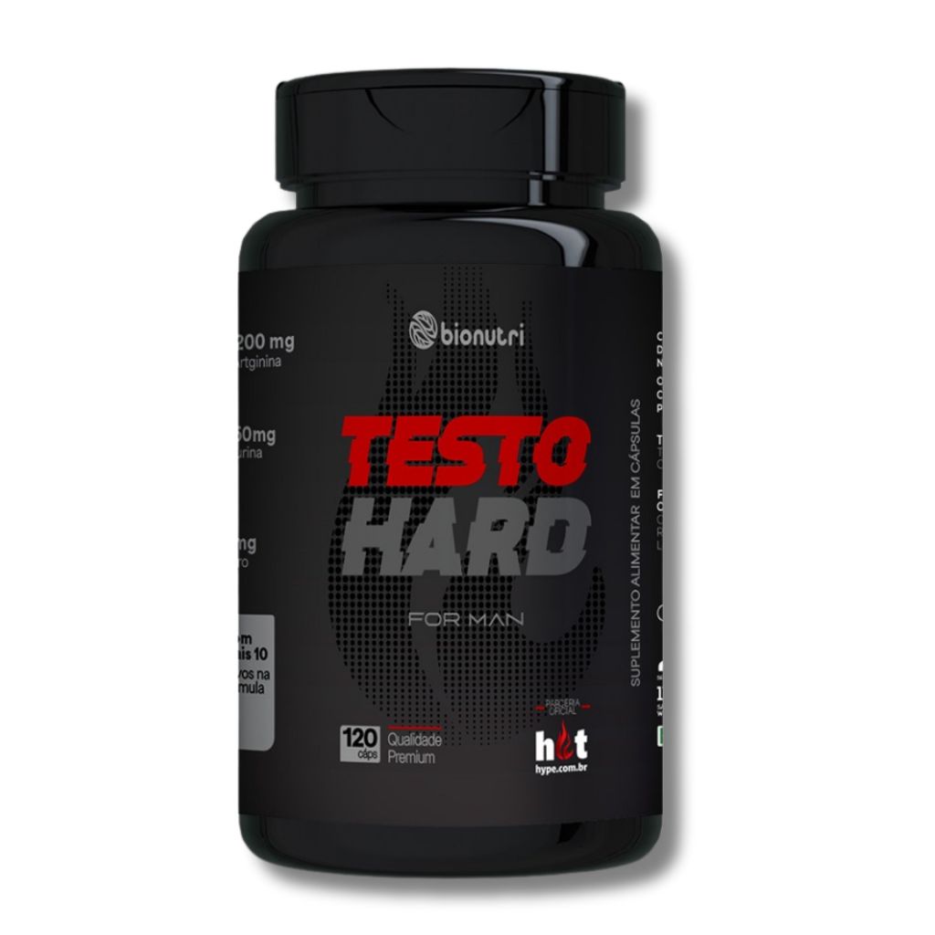Bionutri Suplemento Testo Hard 120 Caps - Energia e disposição | Shopee ...