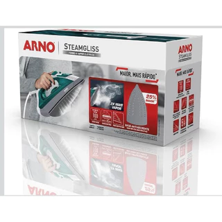 Ferro a Vapor Arno Steamgliss com Base Antiaderente, 1200W, Verde, FSGP 110V