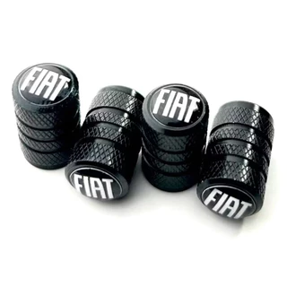 Tampa Tampinha Bico de Pneu Fiat em Metal para Uno Palio Argo Mobi Linea Toro