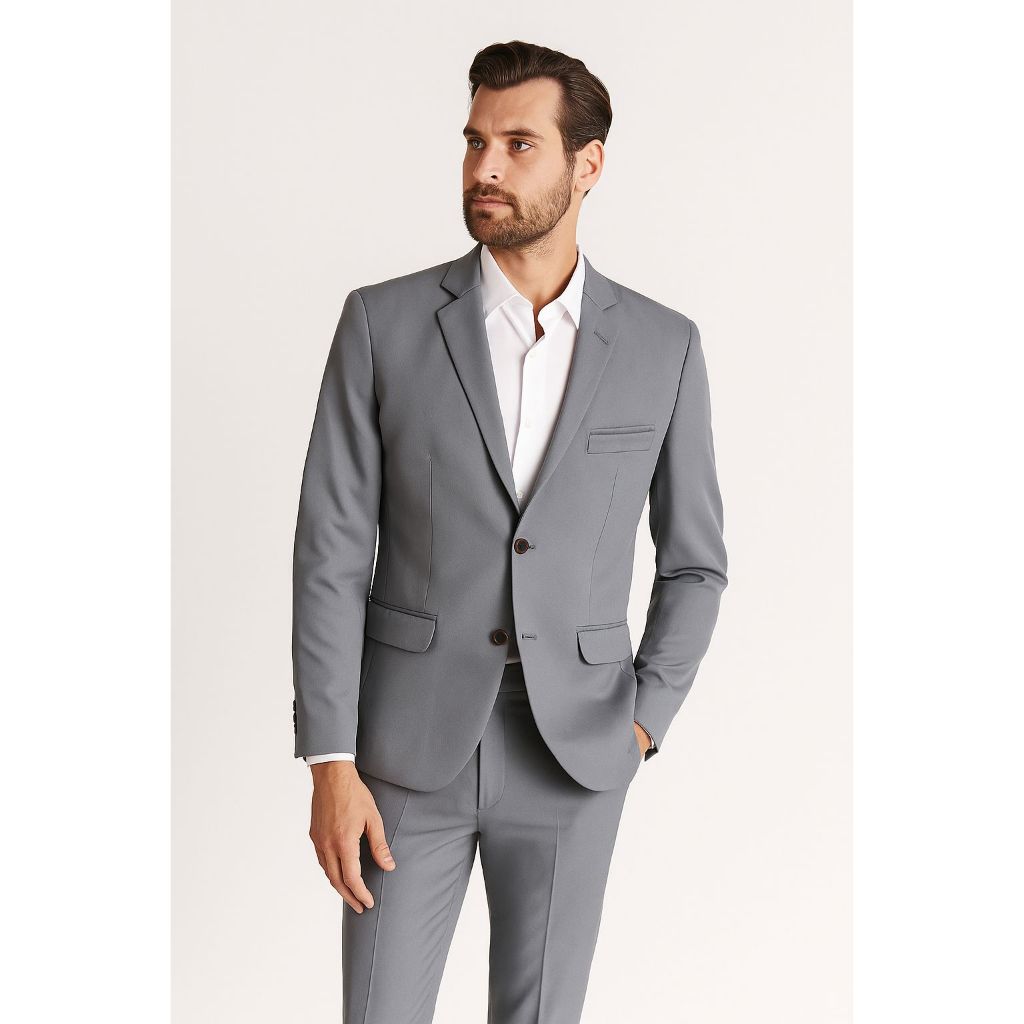 PALETO MASCULINO SLIM LUXO ALFAIATARIA LÃ PANAMÁ | Shopee Brasil