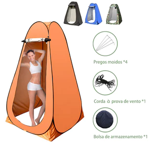Grande Barraca Trocador De Roupas Banheiro Camping Tenda Portátil Iglu Banho,150x150x190, 2 Janelas em Oferta na Shopee