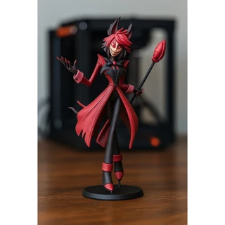 Action Figure - Alastor - Hazbin Hotel - Impressão 3D