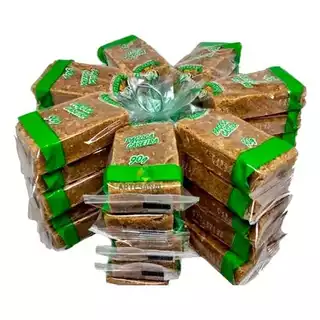 PAÇOCA CASEIRA DE AMENDOIM MOÍDO DOCES LÉO ESPETO COM 35 UNIDADES DE 90G CADA