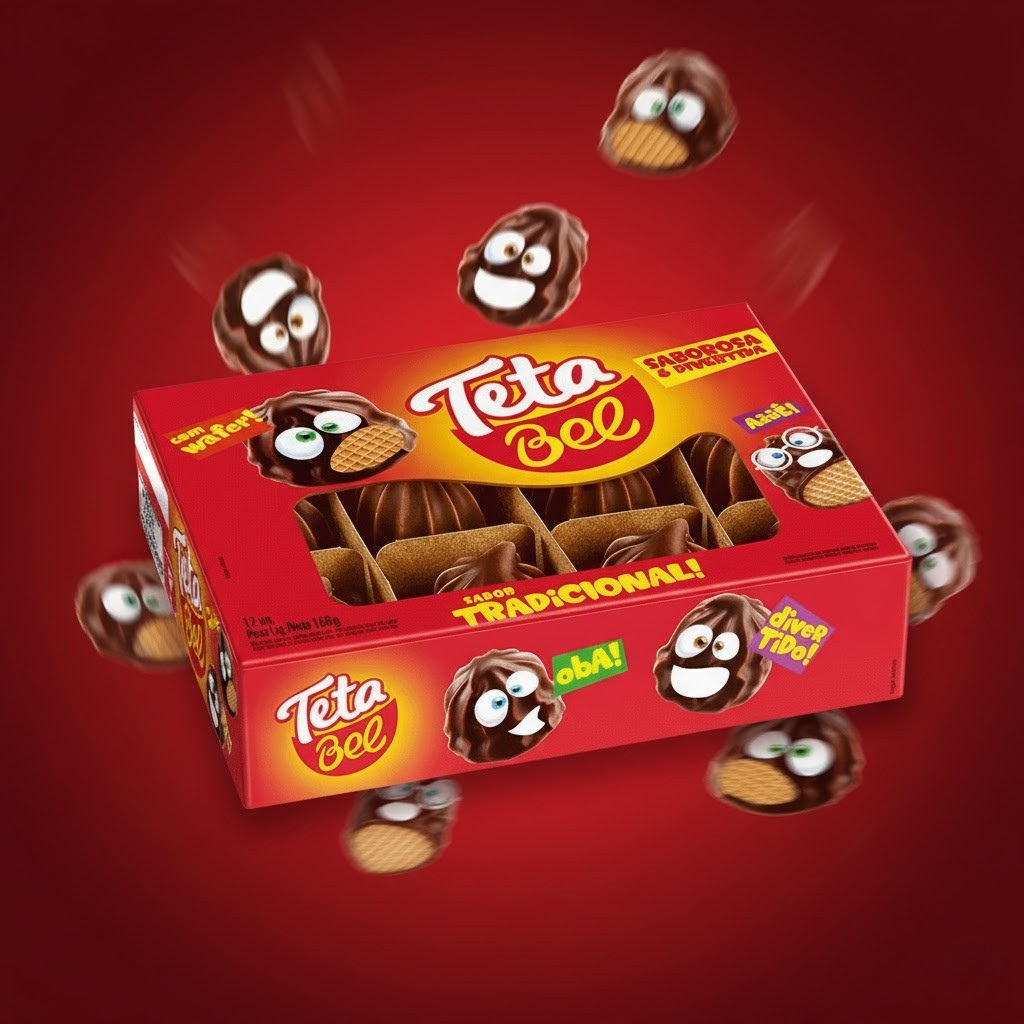 TetaBel Ao Leite Tradicional 12u | Bombom De Marshmallow Com Cobertura ...