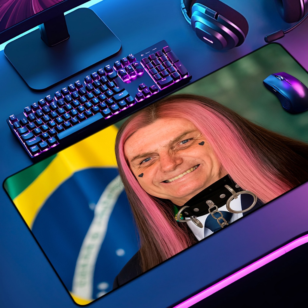 Mouse Pad Grande Artes Zueira 65x30 70x35 80x35 90x40 90x50 120x60 Antiderrapante Borda Costurada