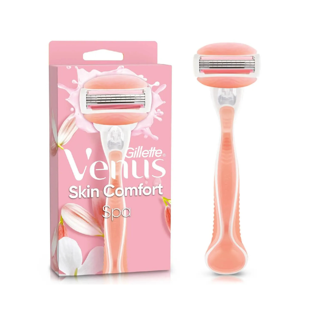 Aparelho de Depilar Gillette Venus 3 Laminas SPA (Rosa) 1 Unidade ...