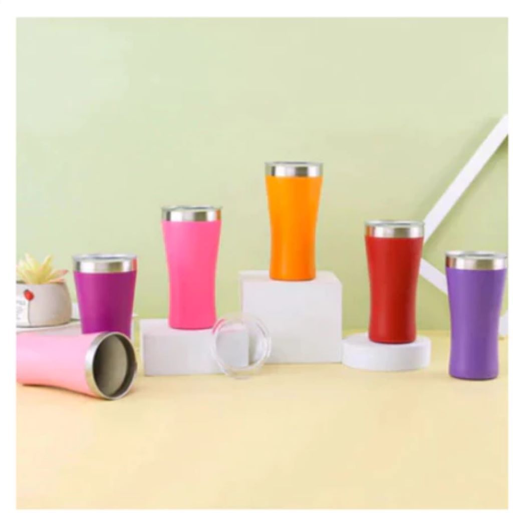 Copo Térmico Tulipa inox 160ml com Tampa Acrílico (LL-4033)