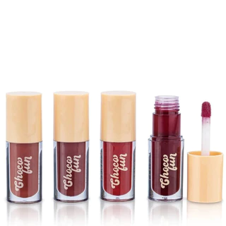 Choco Fun Lip Tint Gloss Cream  Fenzza, Brilho Labial Tint, com Alta Durabilidade em Oferta na Shopee