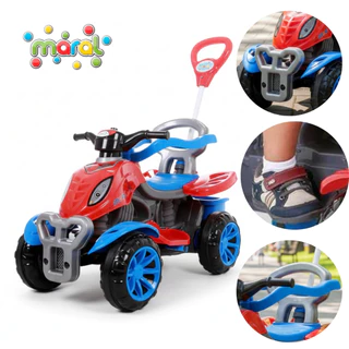 Quadriciclo Spider Infantil Dois Em Um Para Meninos e Meninas Com Haste Direcionável Maral em Oferta na Shopee