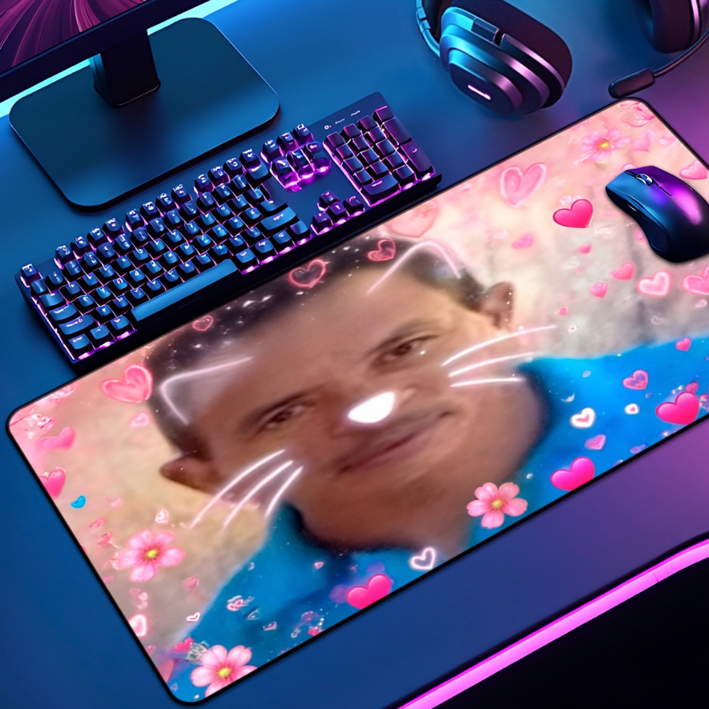 Mouse Pad Grande Artes Zueira 65x30 70x35 80x35 90x40 90x50 120x60 Antiderrapante Borda Costurada