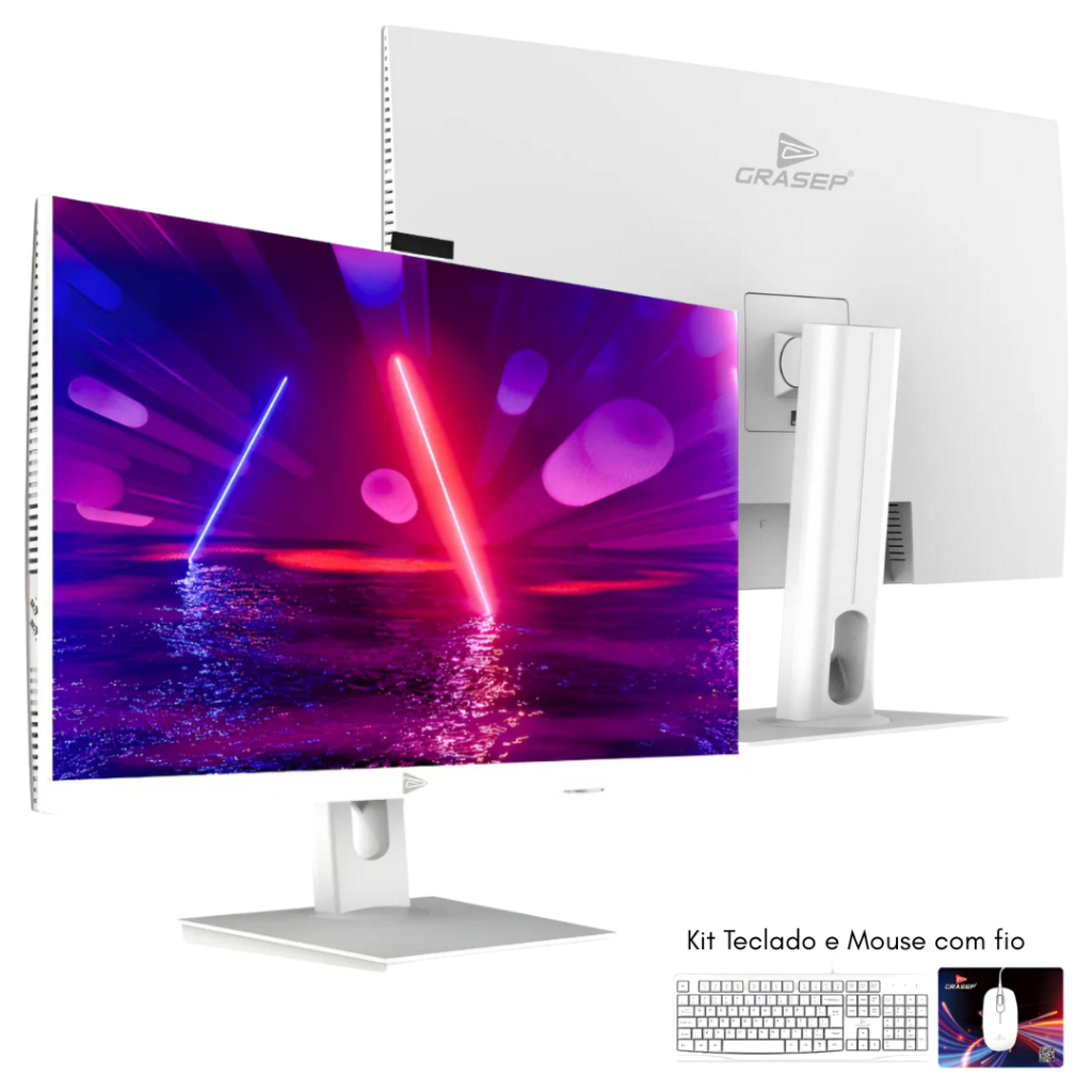 Computador All In One Tela 23.8″ Full HD Core i5 16GB SSD 256GB Wi
