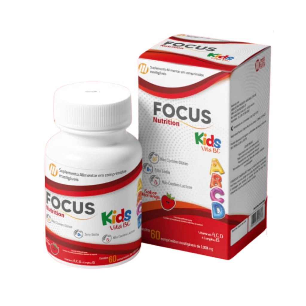Vitamina Kids Infantil 1000mg 60 comp mastigáveis Mais Energia Melhor ...