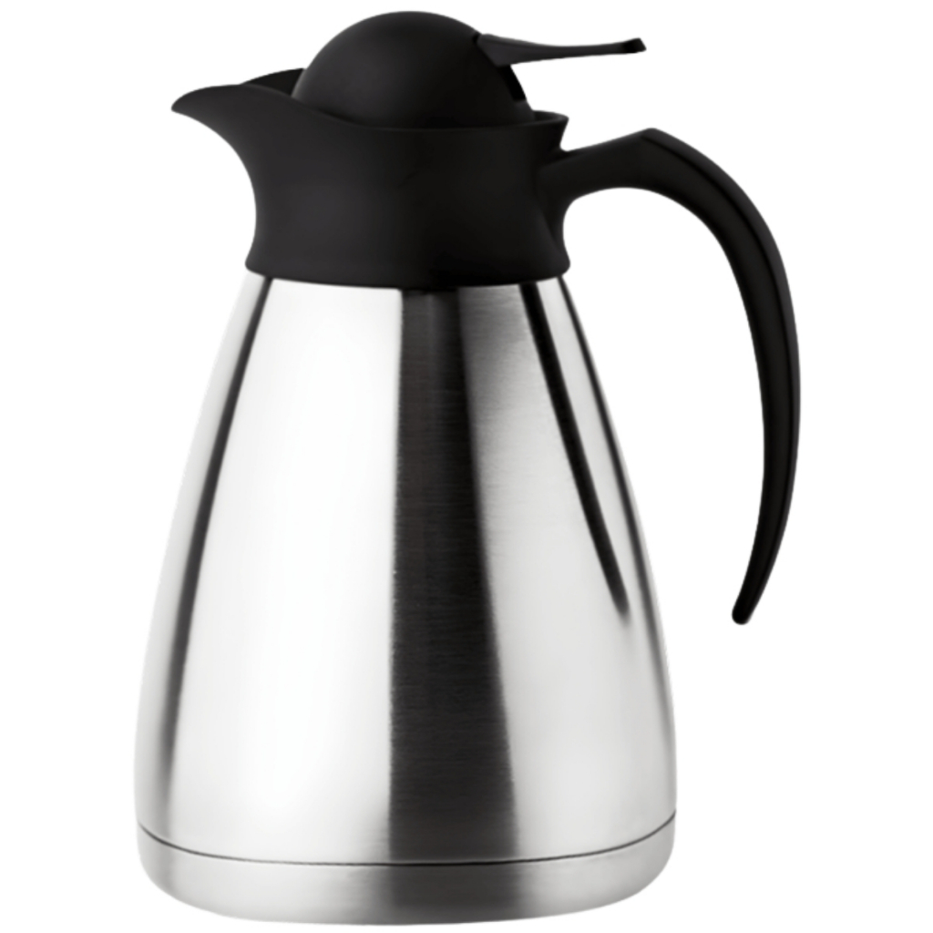 Bule Garrafa Térmica De Água Wave 1 Litro Café Chá Aço Inox 