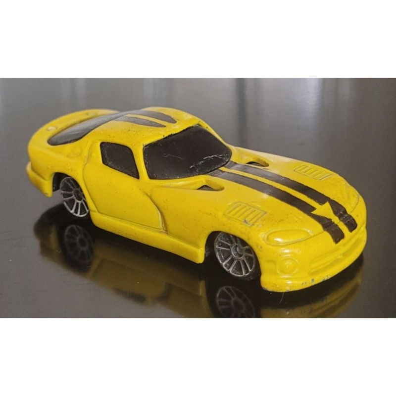 Antigo Carrinho Miniatura 2009 Maisto 1998 Dodge Viper GT2 Yellow