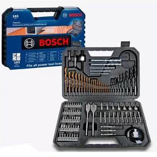 Jogo De Brocas Bits 103 Peças Bosch Com Maleta Profissional