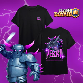 Camiseta Camisa Básica Unissex Clash Royale P.E.K.K.A 100% Algodão Confortável - Envio Imediato
