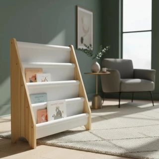 Estante Livreiro Emi Móveis 4 Prateleiras Montessoriano em Oferta na Shopee