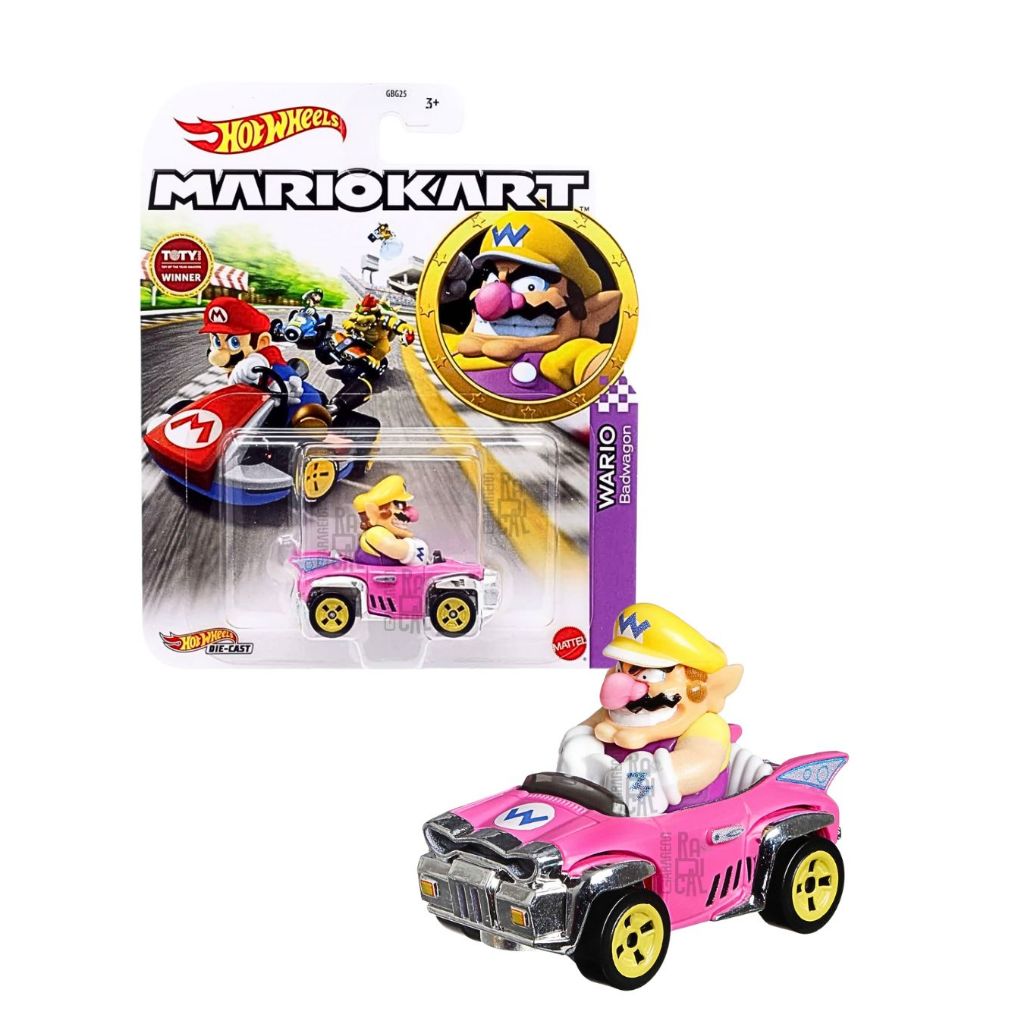 美品　ナッシー　eカード　うずまきホロ HOT WHEELS MARIO KART – MODELOS ORIGINAIS - LUIGI, BROWSER