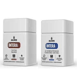 Kit: Termogênico Cafeína + Multivitamínico Az Homem Premium Focus Natural Intera - Soldiers Nutrition