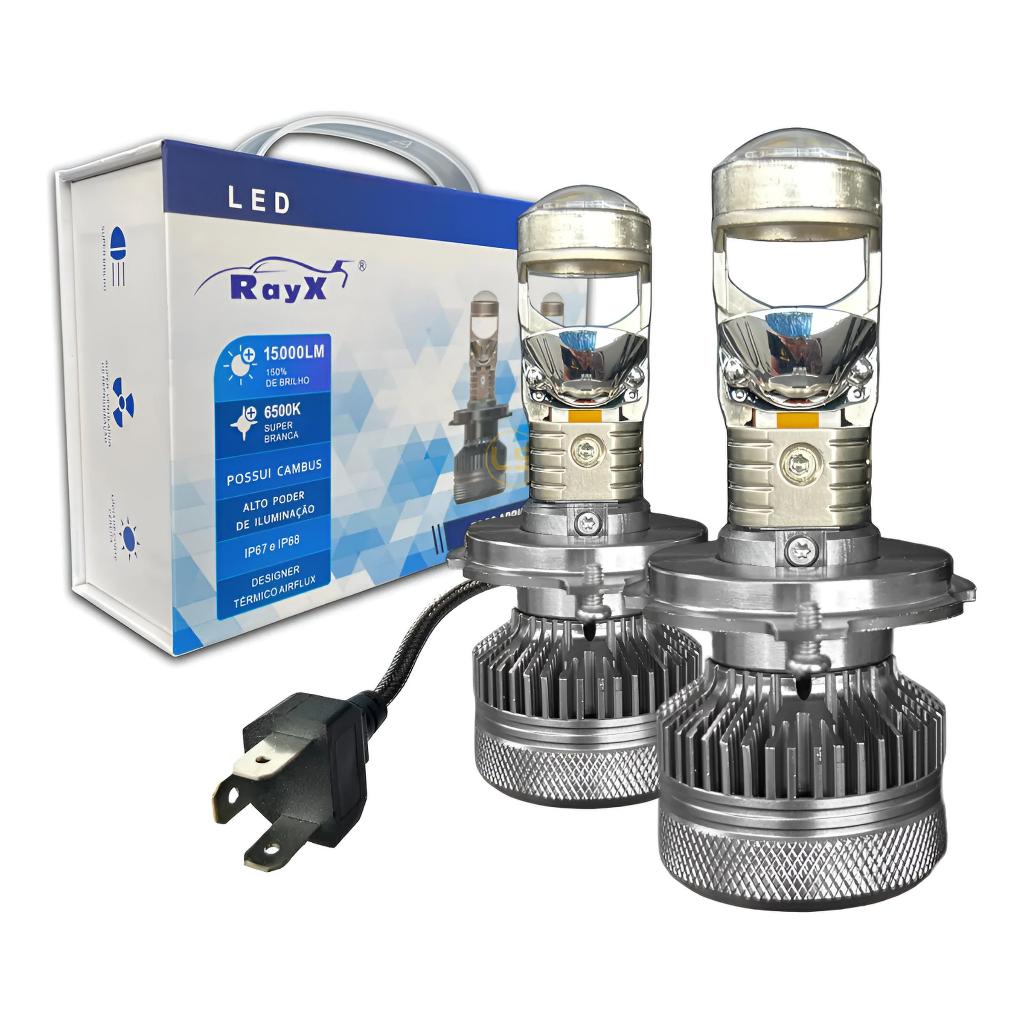 Ultra Led Max 6500k 15000lm H4 120w Projetor 12 24v 2025 H4 Super ...