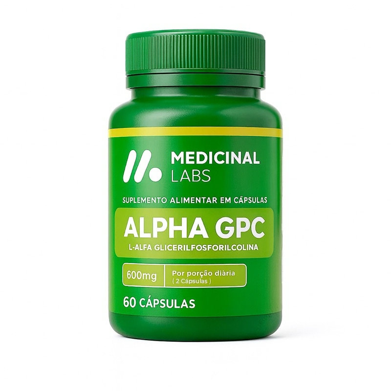 ALPHA GPC 600MG 60CAPS MEDICINAL LABS