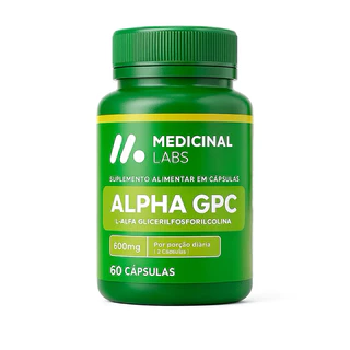 ALPHA GPC 600MG 60CAPS MEDICINAL LABS